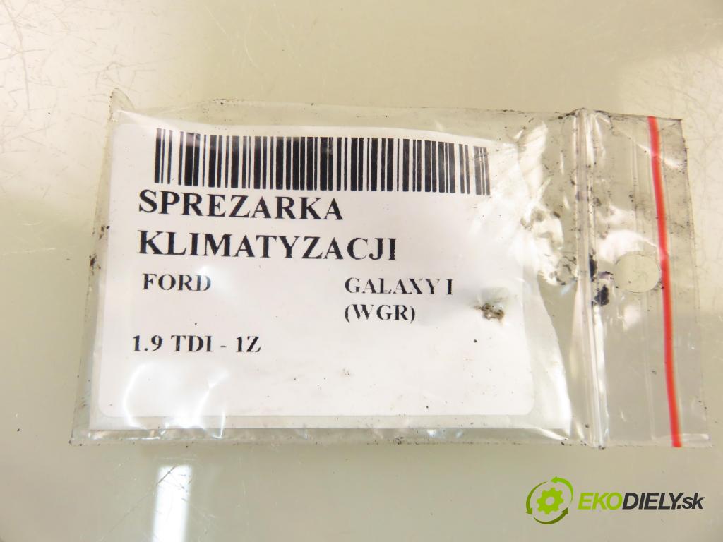 FORD GALAXY (WGR) MINIVAN 1999 66,00 1.9 TDI 90 - 1Z 1896,00 KOMPRESOR: klimatizácie 7M0820803P ; 95NW19D629CC (Kompresor klimatizácie)