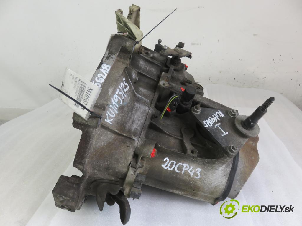 CITROEN C4 I (LC_) HB 2005 80,00 1.6 16V - NFU (TU5JP4) 1587,00 Prevodovka MANUALNA 20CP43