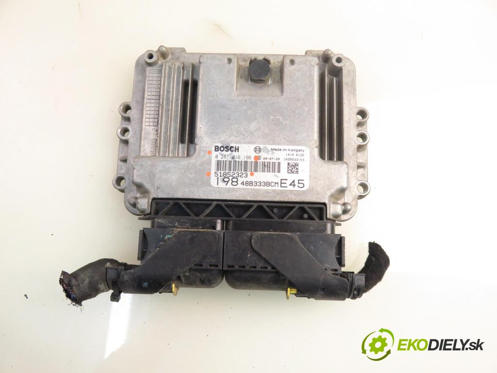 FIAT BRAVO II (198_) HB 2009 77,00 1.6 D Multijet - 198 A3.000 1598,00 Riadiaca jednotka Motor 0281016196 ; 51852323