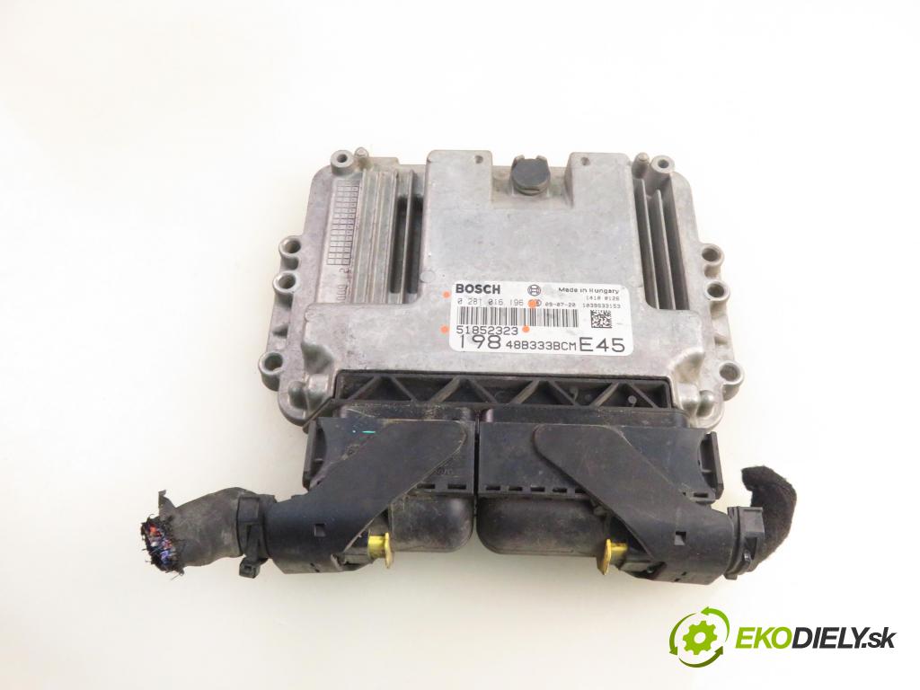 FIAT BRAVO II (198_) HB 2009 77,00 1.6 D Multijet - 198 A3.000 1598,00 Riadiaca jednotka Motor 0281016196 ; 51852323