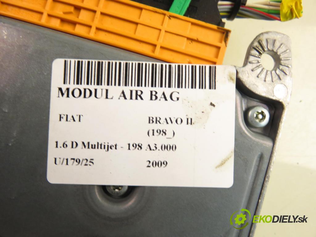 FIAT BRAVO II (198_) HB 2009 77,00 1.6 D Multijet - 198 A3.000 1598,00 MODUL air BAG 51851217