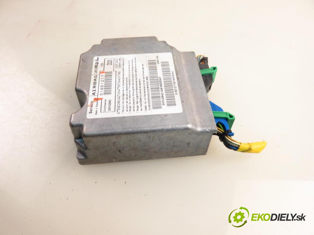 FIAT BRAVO II (198_) HB 2009 77,00 1.6 D Multijet - 198 A3.000 1598,00 MODUL air BAG 51851217