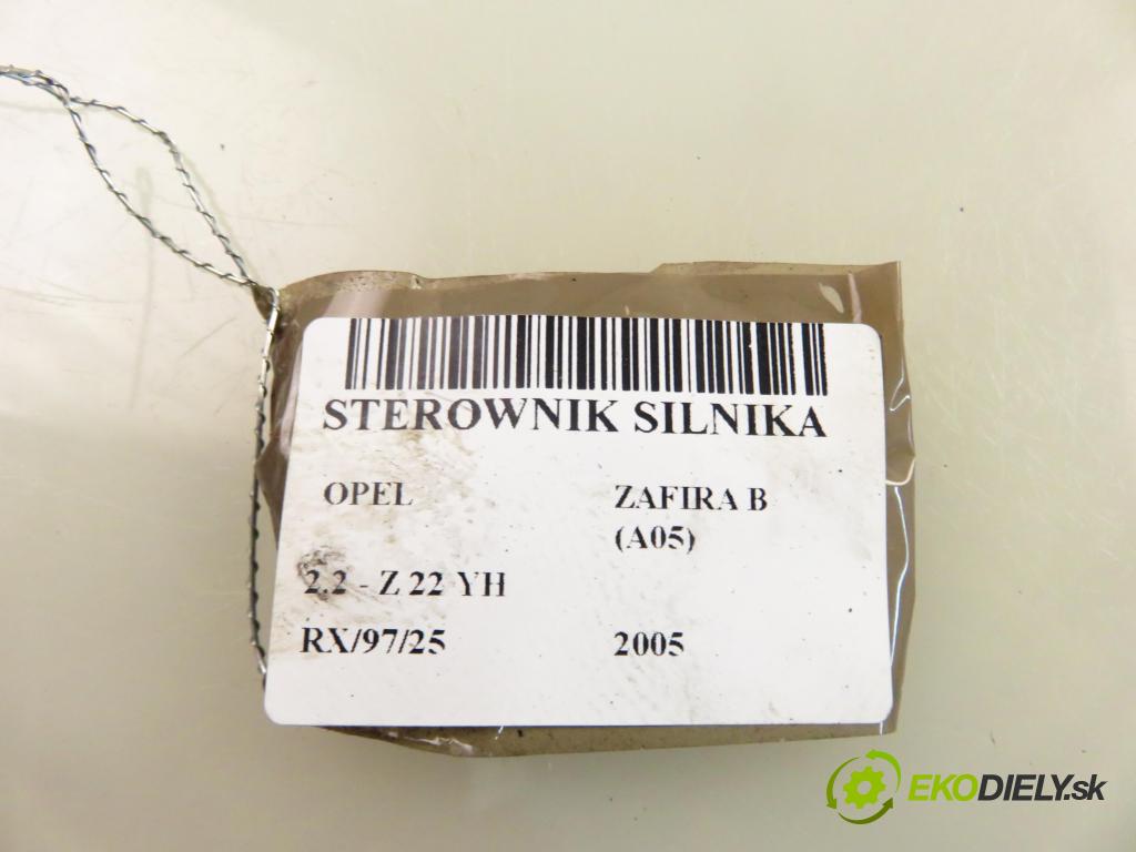 OPEL ZAFIRA B (A05) MINIVAN 2005 110,00 2.2 150 - Z 22 YH 2198,00 Riadiaca jednotka Motor 55353843UT ; 5WK91103