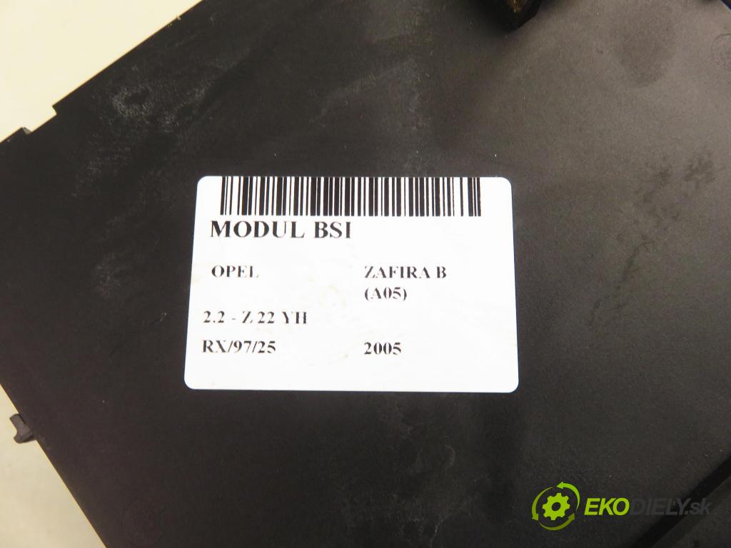 OPEL ZAFIRA B (A05) MINIVAN 2005 110,00 2.2 150 - Z 22 YH 2198,00 MODUL BSI 13206759HG ; 5DK00866952