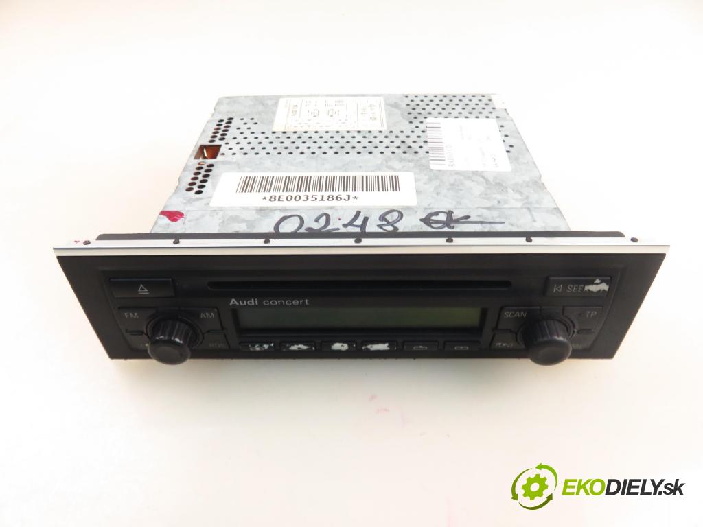 AUDI A4 (8E2, B6) SEDAN 2003 96,00 1.9 TDI quattro - AVF 1896,00 RADIO CD 8E0035186J