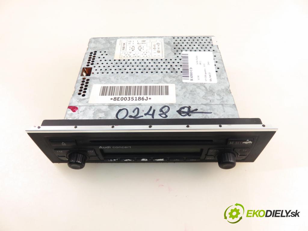 AUDI A4 (8E2, B6) SEDAN 2003 96,00 1.9 TDI quattro - AVF 1896,00 RADIO CD 8E0035186J