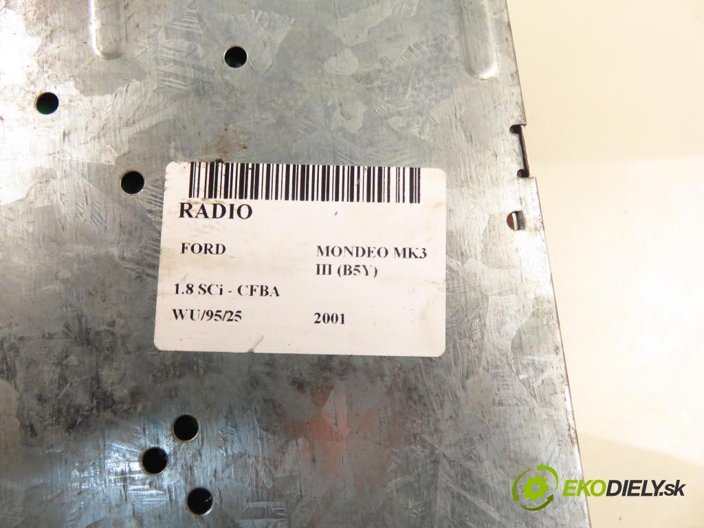 FORD MONDEO III (B5Y) LIFTBACK 2001 96,00 1.8 SCi - CFBA 1798,00 RADIO 98AP18C815AC