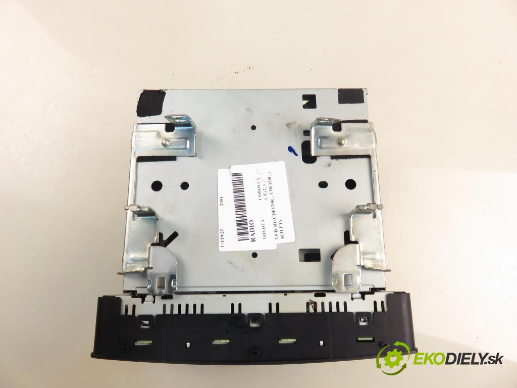 TOYOTA COROLLA (_E12_) HB 2004 66,00 2.0 D-4D 1995,00 RADIO CD 8612002380