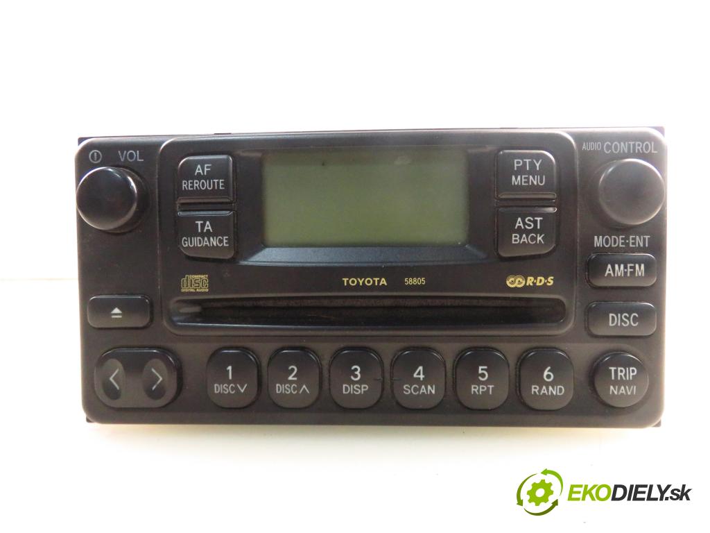 TOYOTA AVENSIS VERSO (_M2_) MINIVAN 2002 85,00 2.0 D (CLM20_) - 1CD-FTV 1995,00 RADIO CD 8612028382