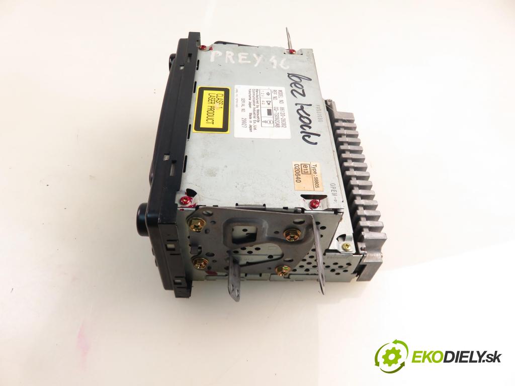 TOYOTA AVENSIS VERSO (_M2_) MINIVAN 2002 85,00 2.0 D (CLM20_) - 1CD-FTV 1995,00 RADIO CD 8612028382