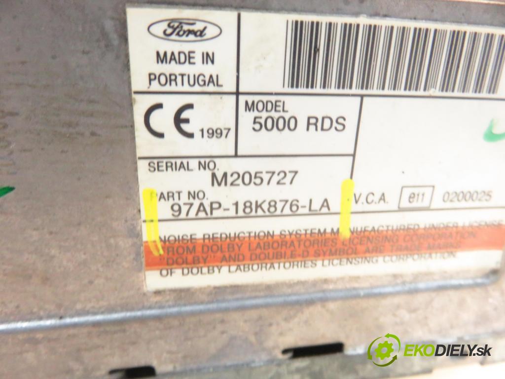 FORD FOCUS (DAW, DBW) HB 2004 74,00 1.6 16V - FYDB 1596,00 RADIO 97AP18K876LA