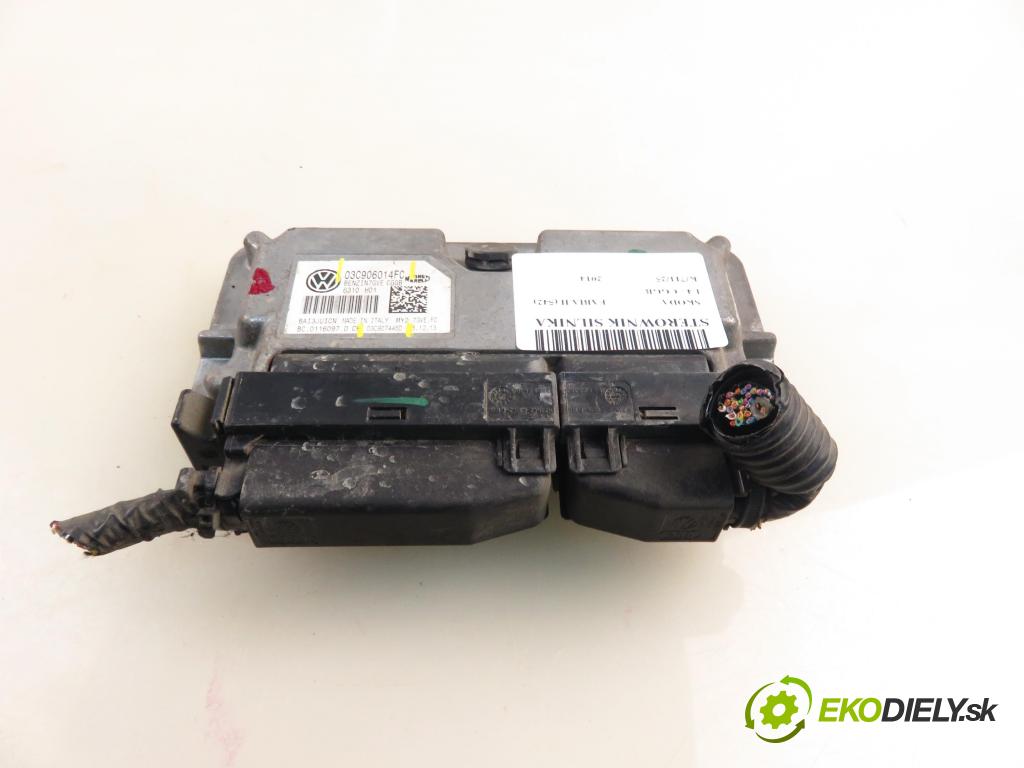 SKODA FABIA II (542) HB 2014 63,00 1.4 - CGGB 1390,00 Riadiaca jednotka Motor 03C906014FC ; 03C907445D