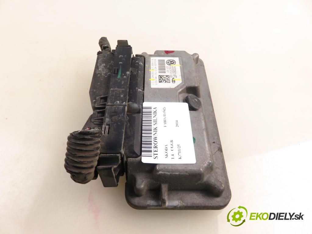 SKODA FABIA II (542) HB 2014 63,00 1.4 - CGGB 1390,00 Riadiaca jednotka Motor 03C906014FC ; 03C907445D