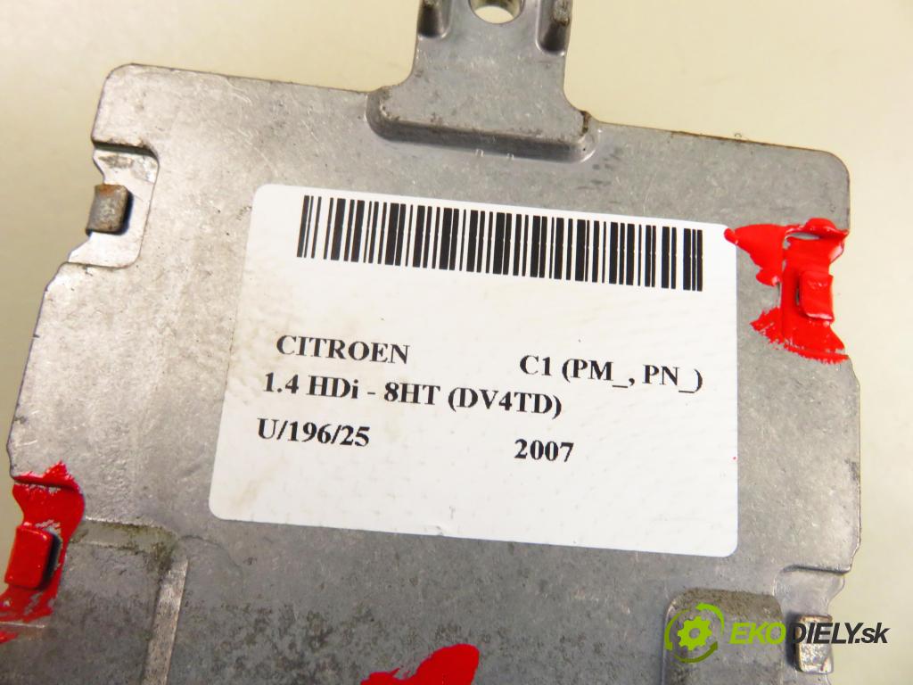 CITROEN C1 (PM_, PN_) HB 2007 40,00 1.4 HDi - 8HT (DV4TD) 1398,00 Riadiaca jednotka servočerpadlo 896500H030 (Riadiaca jednotka)