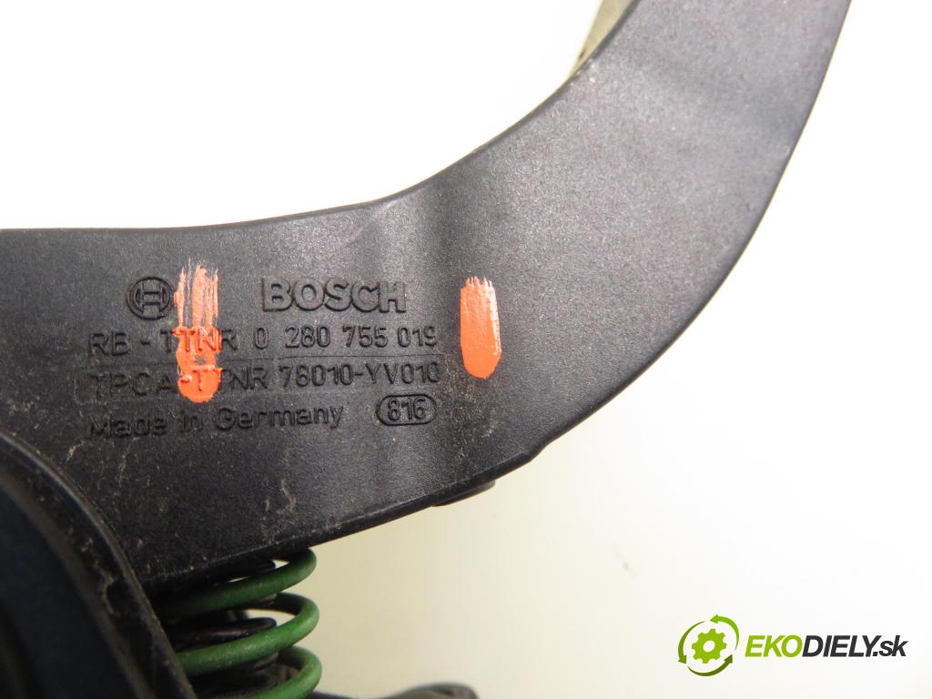 CITROEN C1 (PM_, PN_) HB 2007 40,00 1.4 HDi - 8HT (DV4TD) 1398,00 potenciometr plynového pedálu 0280755019 ; 78010YV010 (Pedály)