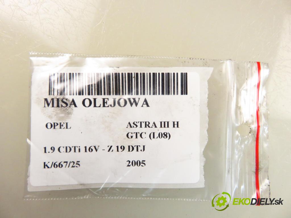 OPEL ASTRA H GTC (L08) HB 2005 88,00 1.9 CDTi 16V - Z 19 DTJ 1910,00 Vaňa olejová 55194355 (Olejová vaňa)