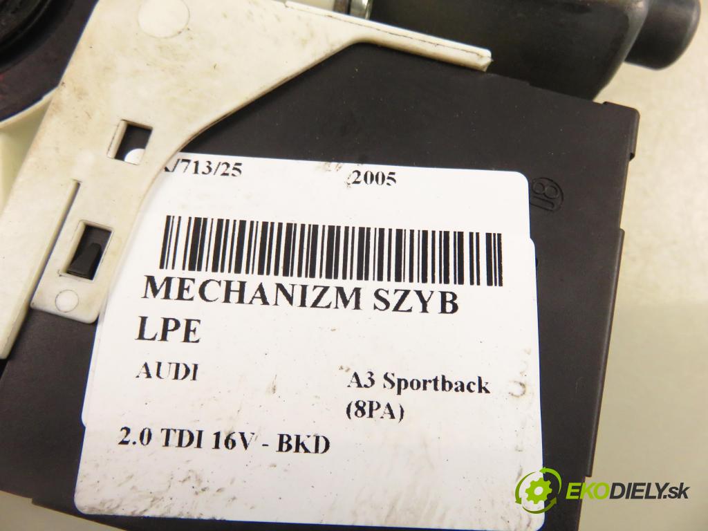 AUDI A3 Sportback (8PA) HB 2005 103,00 2.0 TDI 16V - BKD 1968,00 motorek sťahovaní oken LP 8P0959801E