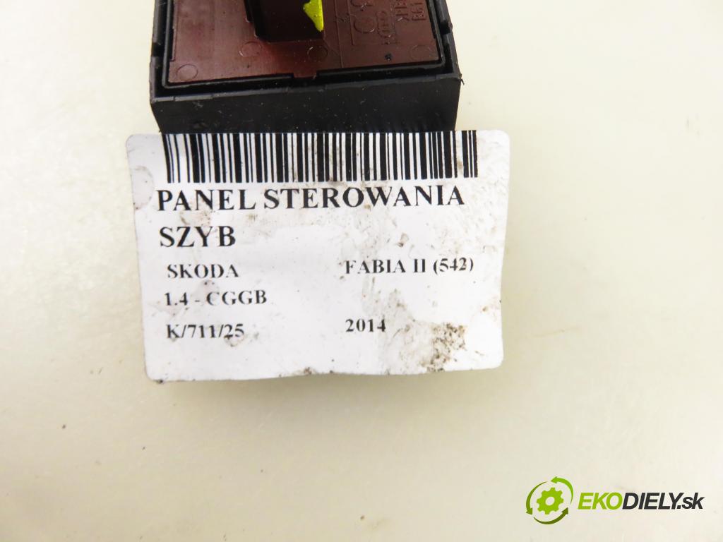 SKODA FABIA II (542) HB 2014 63,00 1.4 - CGGB 1390,00 Panel ovládania okien 1Z0959858