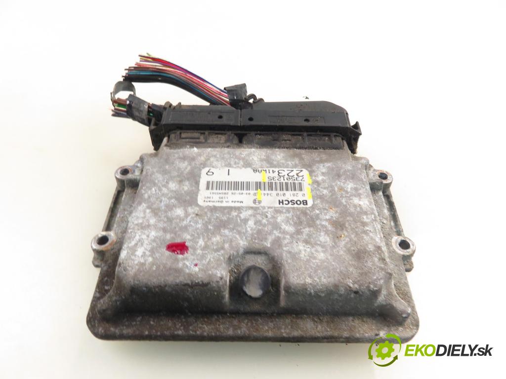 FIAT DOBLO Cargo (223_) FURGON 2003 74,00 1.9 JTD 100 - 182 B9.000 1910,00 Riadiaca jednotka Motor 73501235 ; 0281010344
