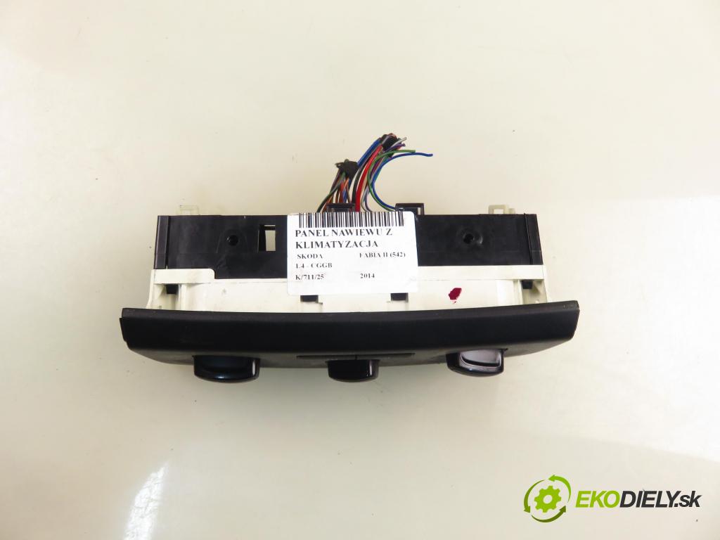 SKODA FABIA II (542) HB 2014 63,00 1.4 - CGGB 1390,00 Panel kúrenia KLIMATIZACE: 5J0820045D