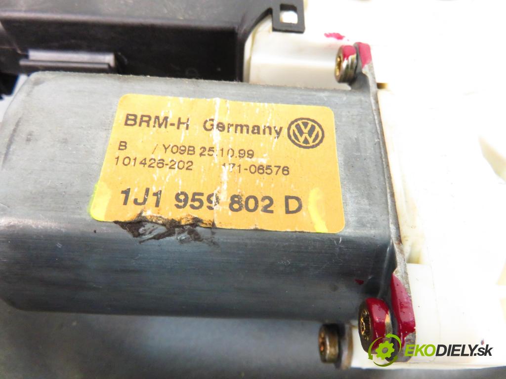 VW GOLF IV (1J1) HB 1998 50,00 1.9 SDI - AGP 1896,00 mechanismus oken PPE 3D 1J3837462H ; 1J1959802D
