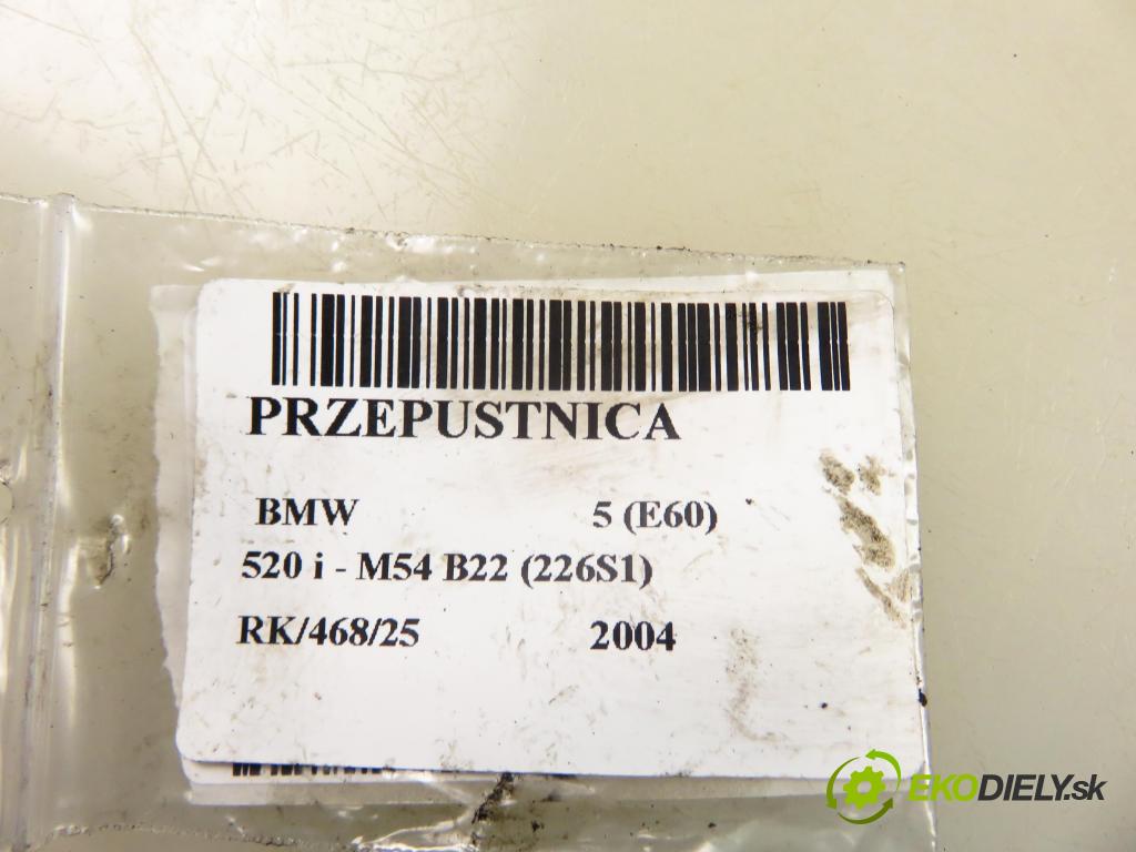 BMW 5 (E60) SEDAN 2004 125,00 520 i - 170 M54 B22 (226S1) 2171,00 Škrtiaca klapka 7502444 (Škrtiaca klapka)