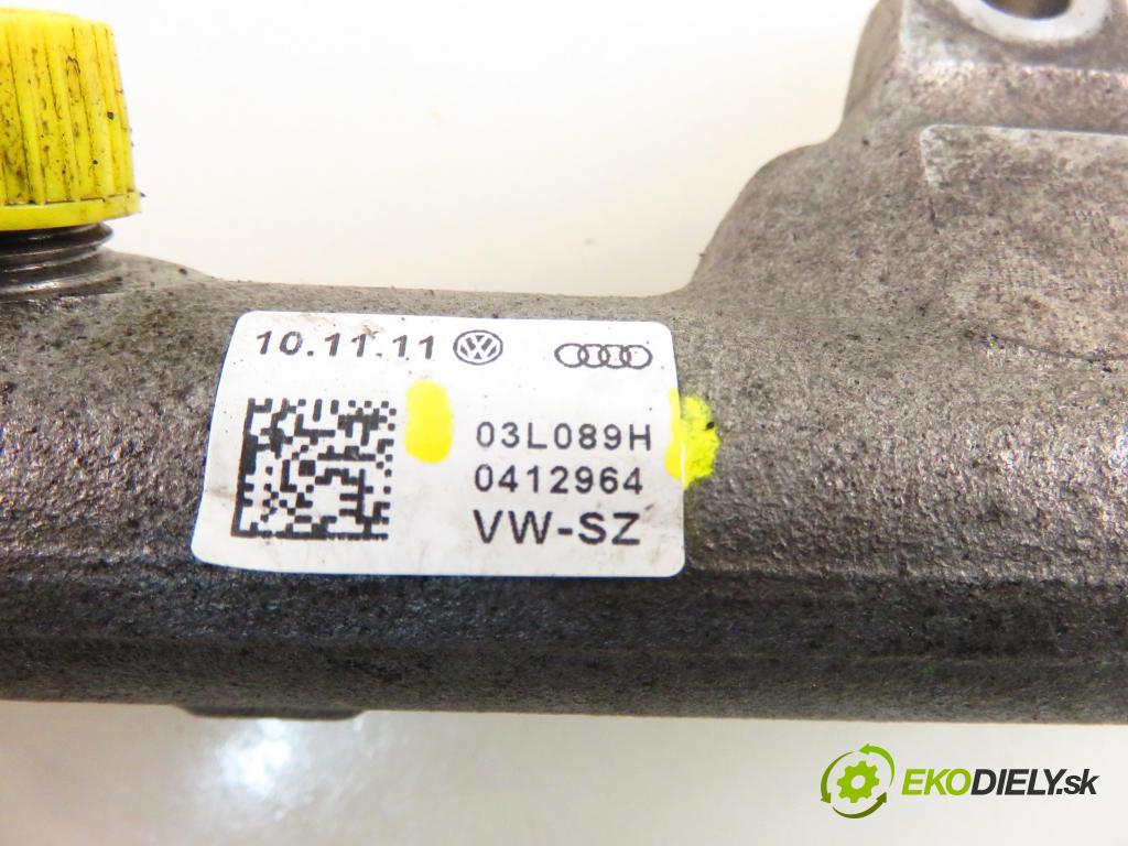 VW GOLF VI (5K1) HB 2012 77,00 1.6 TDI - CAYC 1598,00 Lišta vstrekovacia 03L089H ; 03L906054A (Vstrekovacia lišta)