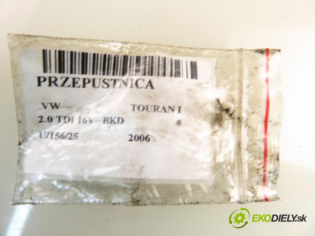 VW TOURAN (1T1, 1T2) MINIVAN 2006 103,00 2.0 TDI 16V 140 - BKD 1968,00 Škrtiaca klapka 03G128063C ; A2C53099815 (Škrtiaca klapka)