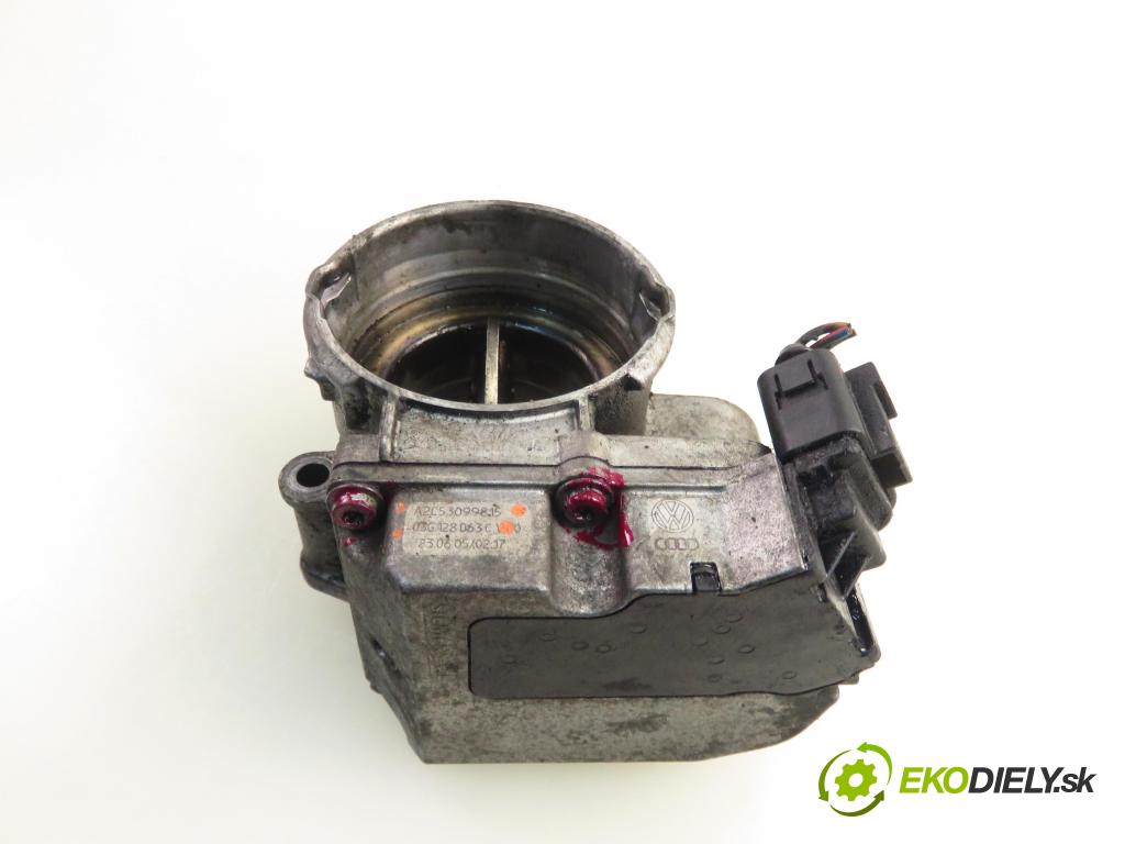 VW TOURAN (1T1, 1T2) MINIVAN 2006 103,00 2.0 TDI 16V 140 - BKD 1968,00 Škrtiaca klapka 03G128063C ; A2C53099815 (Škrtiaca klapka)