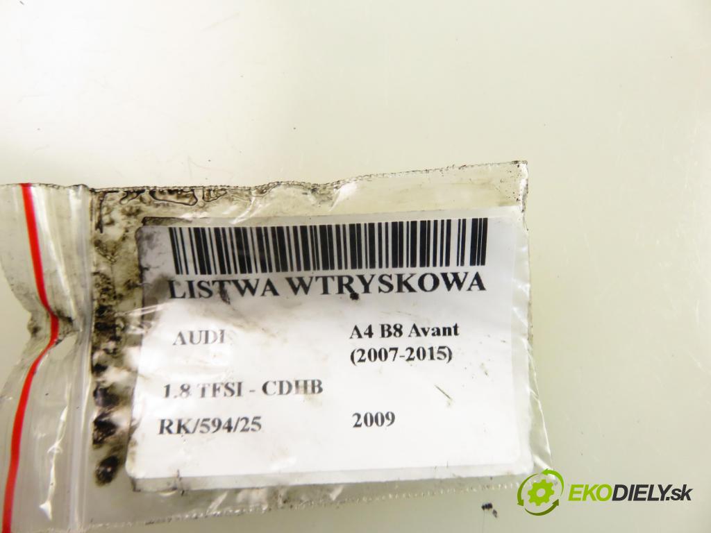 AUDI A4 Avant (8K5, B8) KOMBI 2009 118,00 1.8 TFSI - CDHB 1798,00 Lišta vstrekovacia 06J133317M (Vstrekovacia lišta)