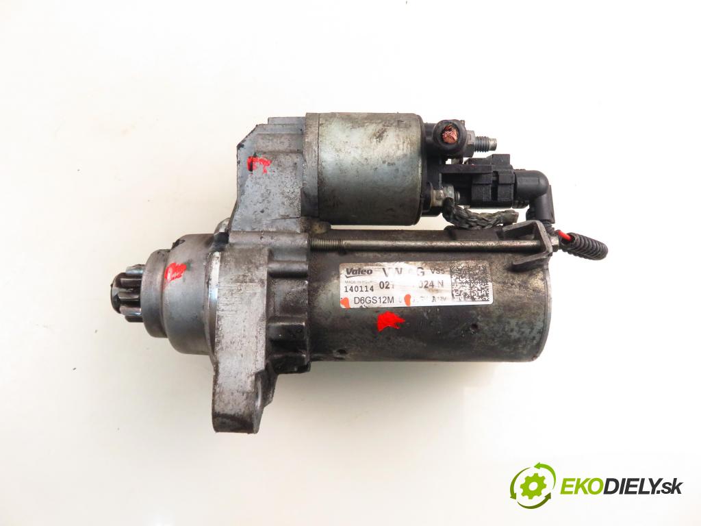 SKODA FABIA II (542) HB 2014 63,00 1.4 - CGGB 1390,00 Štartér D6GS12M (Štartér)