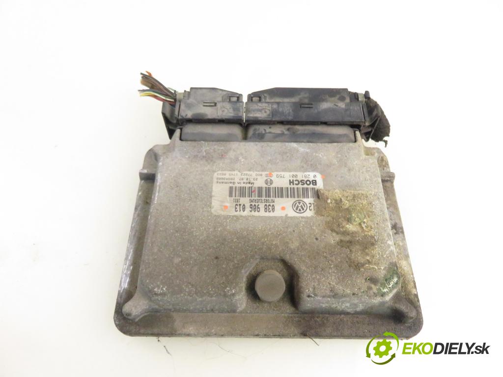 VW GOLF IV (1J1) HB 1998 50,00 1.9 SDI - AGP 1896,00 Riadiaca jednotka Motor 038906013 ; 0281001759