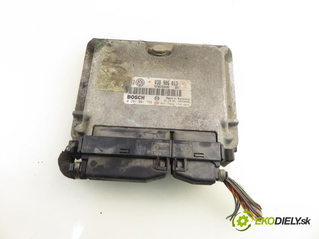 VW GOLF IV (1J1) HB 1998 50,00 1.9 SDI - AGP 1896,00 Riadiaca jednotka Motor 038906013 ; 0281001759
