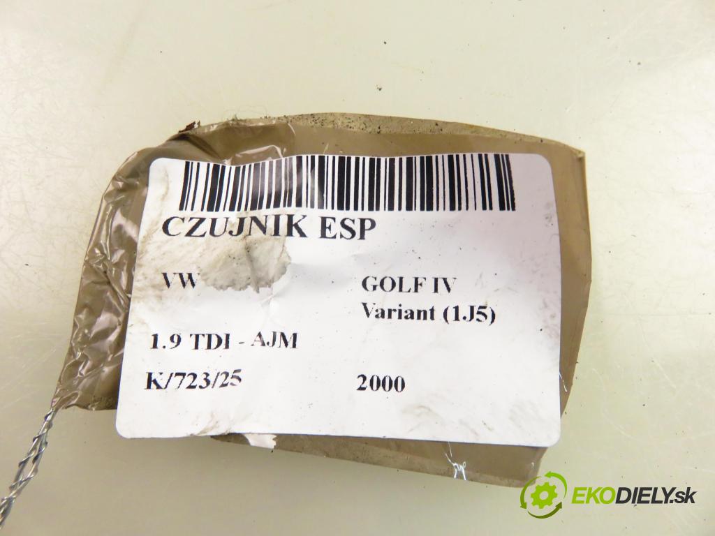 VW GOLF IV Variant (1J5) HB 2000 85,00 1.9 TDI PD 115 - AJM 1896,00 snímač ESP 1J0907657A ; 10098000311 ; 1J0907651A