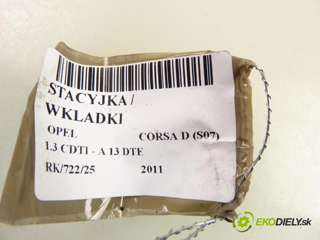 OPEL CORSA D (S07) HB 2011 70,00 1.3 CDTI - A 13 DTE 1248,00 spínačka 56155E (Spínací skříňky a klíče)