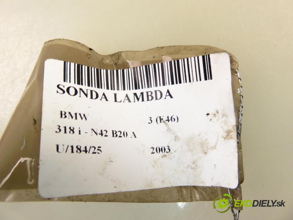 BMW 3 (E46) SEDAN 2003 100,00 318 i 136 - N42 B20 A 1995,00 sonda lambda 0258007142 ; 7512975 (Lambda sondy)
