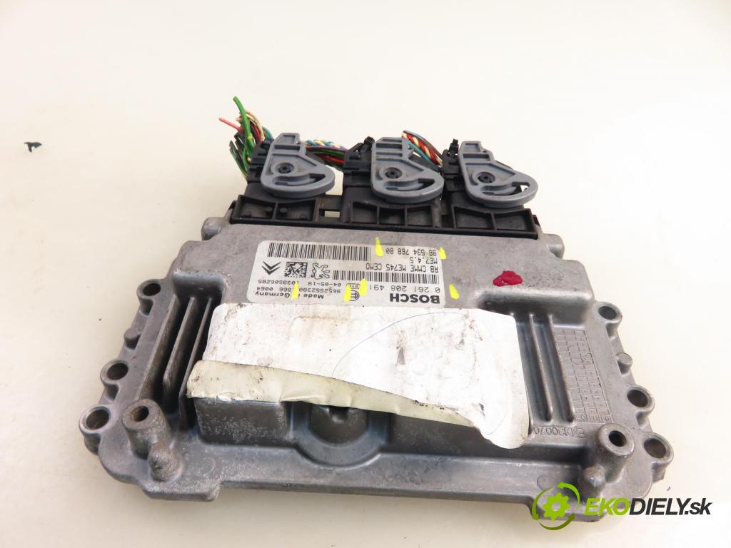 CITROEN C4 I (LC_) HB 2005 80,00 1.6 16V - NFU (TU5JP4) 1587,00 Riadiaca jednotka Motor 9653476880 ; 9652552380 ; 0261208491