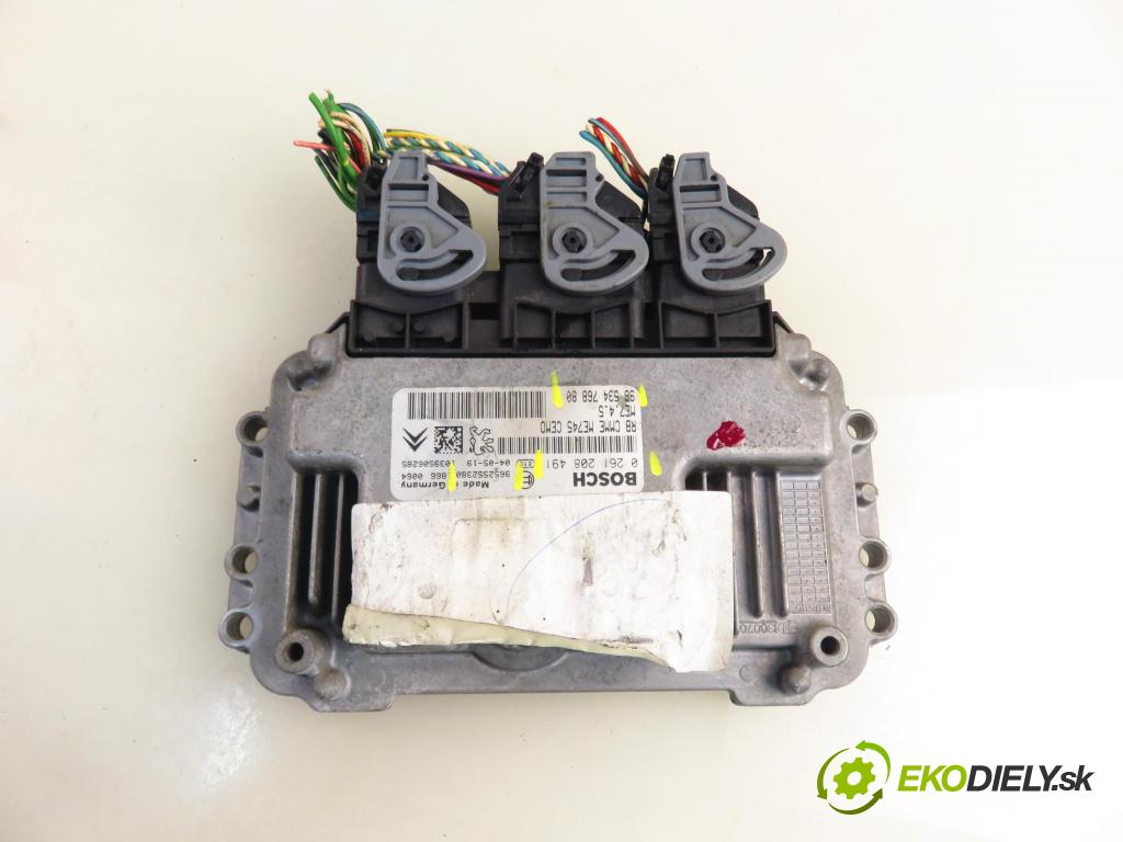 CITROEN C4 I (LC_) HB 2005 80,00 1.6 16V - NFU (TU5JP4) 1587,00 Riadiaca jednotka Motor 9653476880 ; 9652552380 ; 0261208491