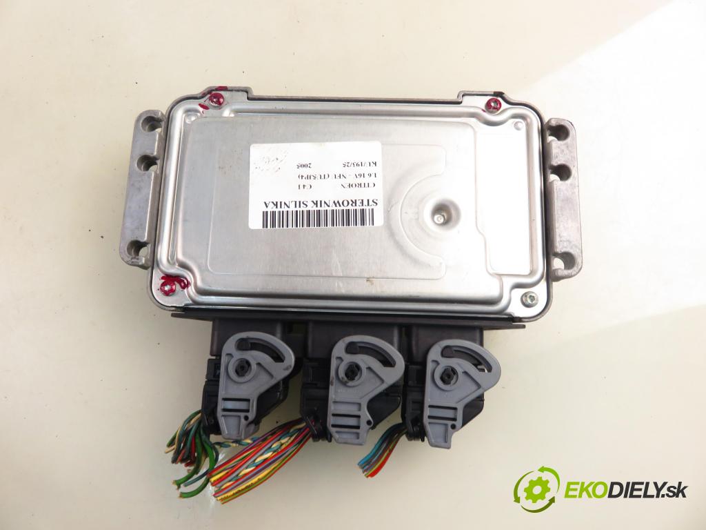 CITROEN C4 I (LC_) HB 2005 80,00 1.6 16V - NFU (TU5JP4) 1587,00 Riadiaca jednotka Motor 9653476880 ; 9652552380 ; 0261208491