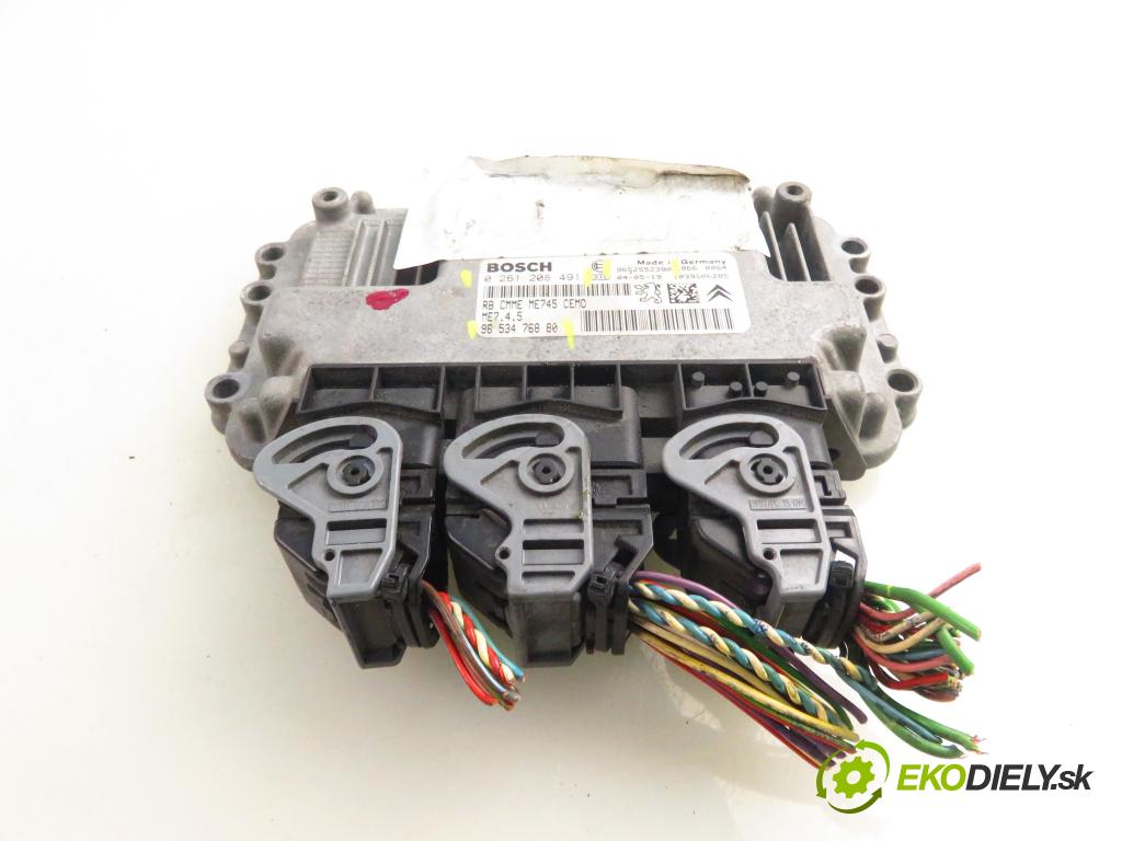 CITROEN C4 I (LC_) HB 2005 80,00 1.6 16V - NFU (TU5JP4) 1587,00 Riadiaca jednotka Motor 9653476880 ; 9652552380 ; 0261208491