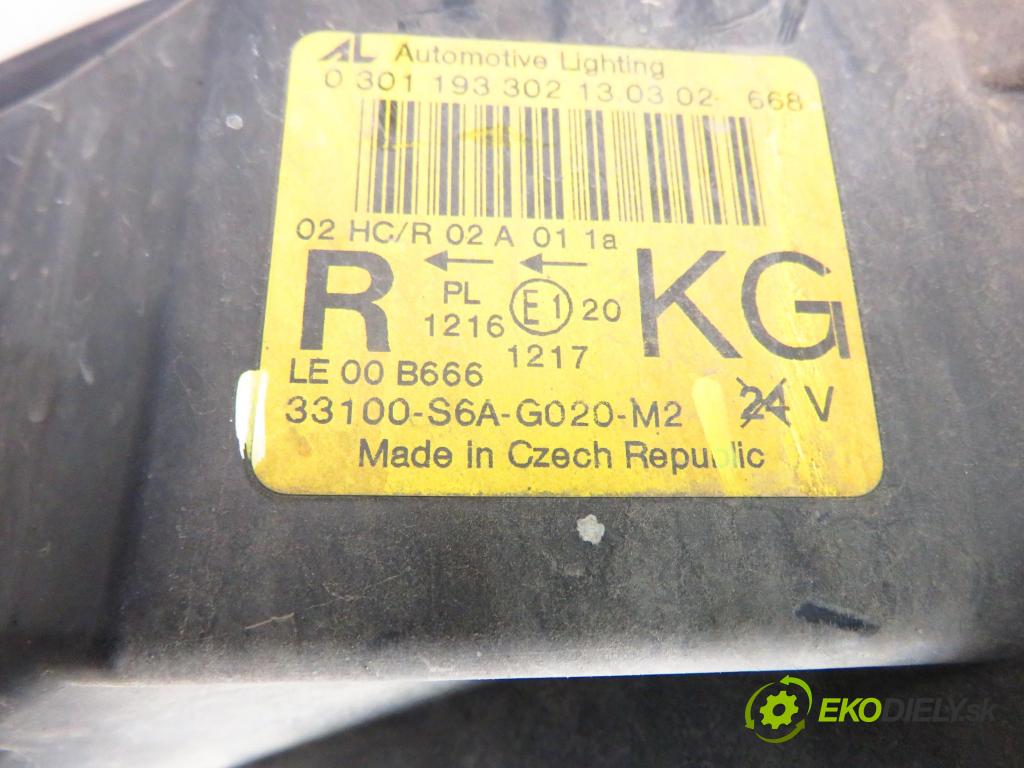 HONDA CIVIC VII Hatchback (EU, EP, EV) HB 2001 66,00 1.4 iS (EP1) 90 - D14Z6 1396,00 světlo PP 33100S6AG020M2