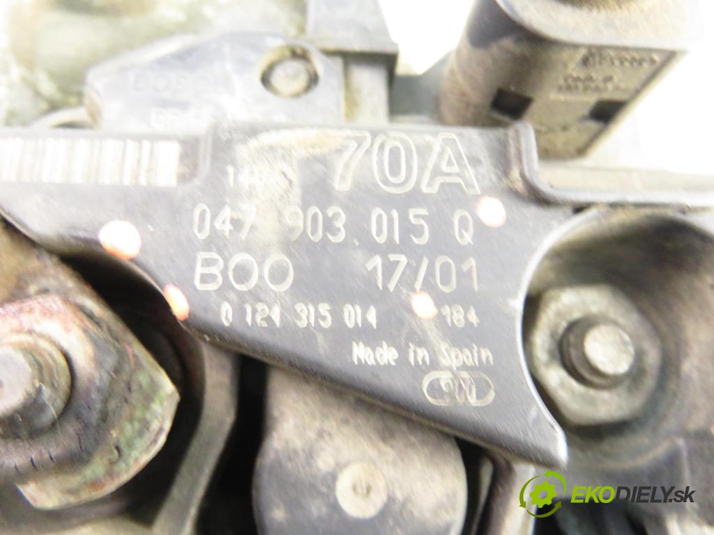 SKODA FABIA I (6Y2) HB 2003 44,00 1.4 - AZF 1397,00 Alternátor 047903015Q ; 0124315014 (Alternátor)