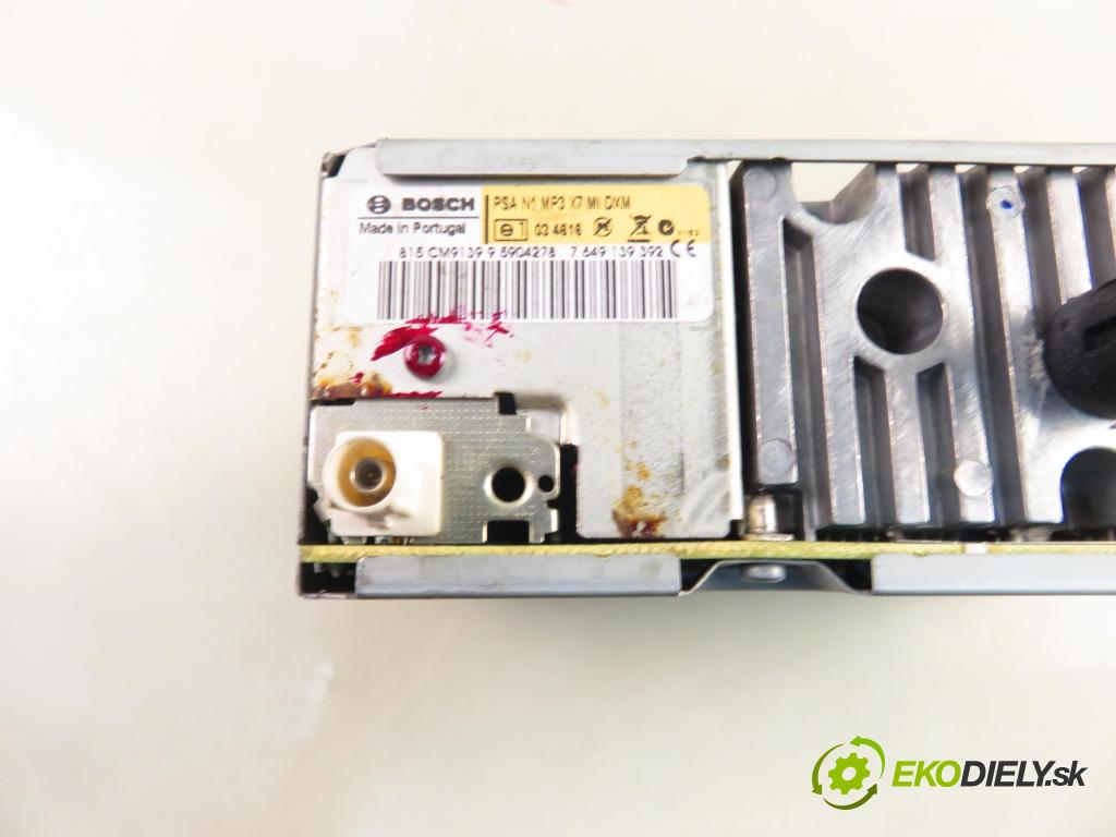 CITROEN C5 III (RD_) LIFTBACK 2010 0,00 2.0 HDi 140 - RHF (DW10BTED4) 1997,00 RADIO CD 9666968177