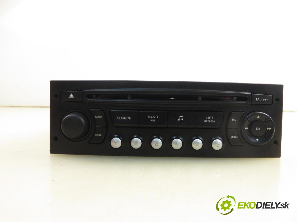 CITROEN C5 III (RD_) LIFTBACK 2010 0,00 2.0 HDi 140 - RHF (DW10BTED4) 1997,00 RADIO CD 9666968177