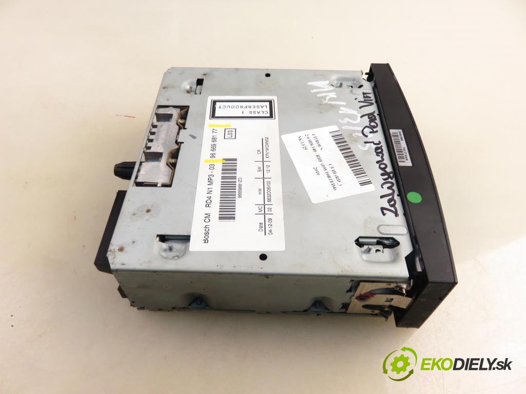 CITROEN C5 III (RD_) LIFTBACK 2010 0,00 2.0 HDi 140 - RHF (DW10BTED4) 1997,00 RADIO CD 9666968177