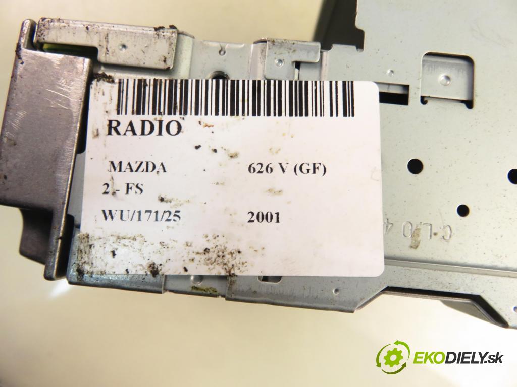 MAZDA 626 V (GF) LIFTBACK 2001 85,00 2 - FS 1991,00 RADIO BL4C669S0