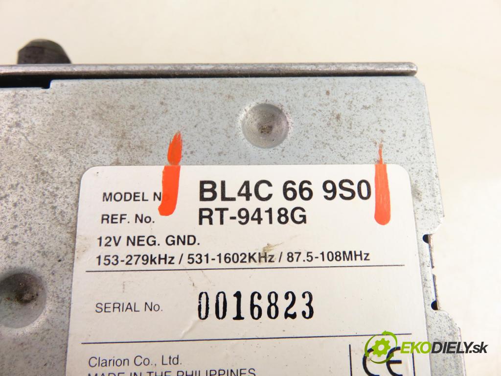 MAZDA 626 V (GF) LIFTBACK 2001 85,00 2 - FS 1991,00 RADIO BL4C669S0