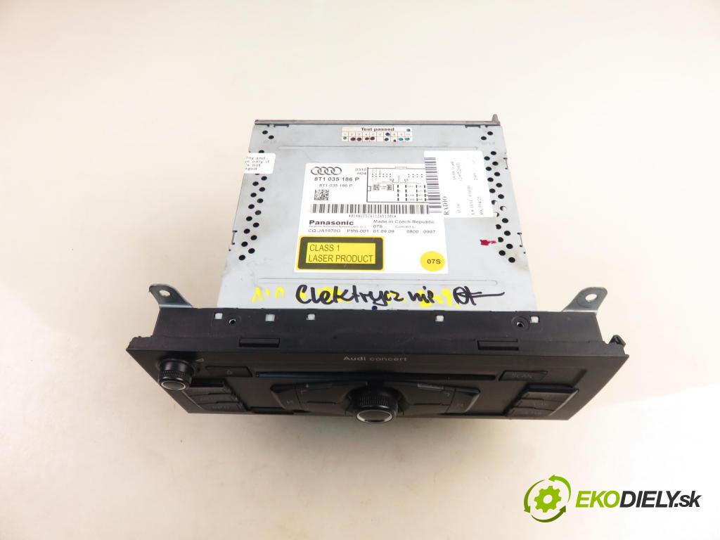 AUDI A4 Avant (8K5, B8) KOMBI 2009 118,00 1.8 TFSI - CDHB 1798,00 RADIO CD 8T1035186P