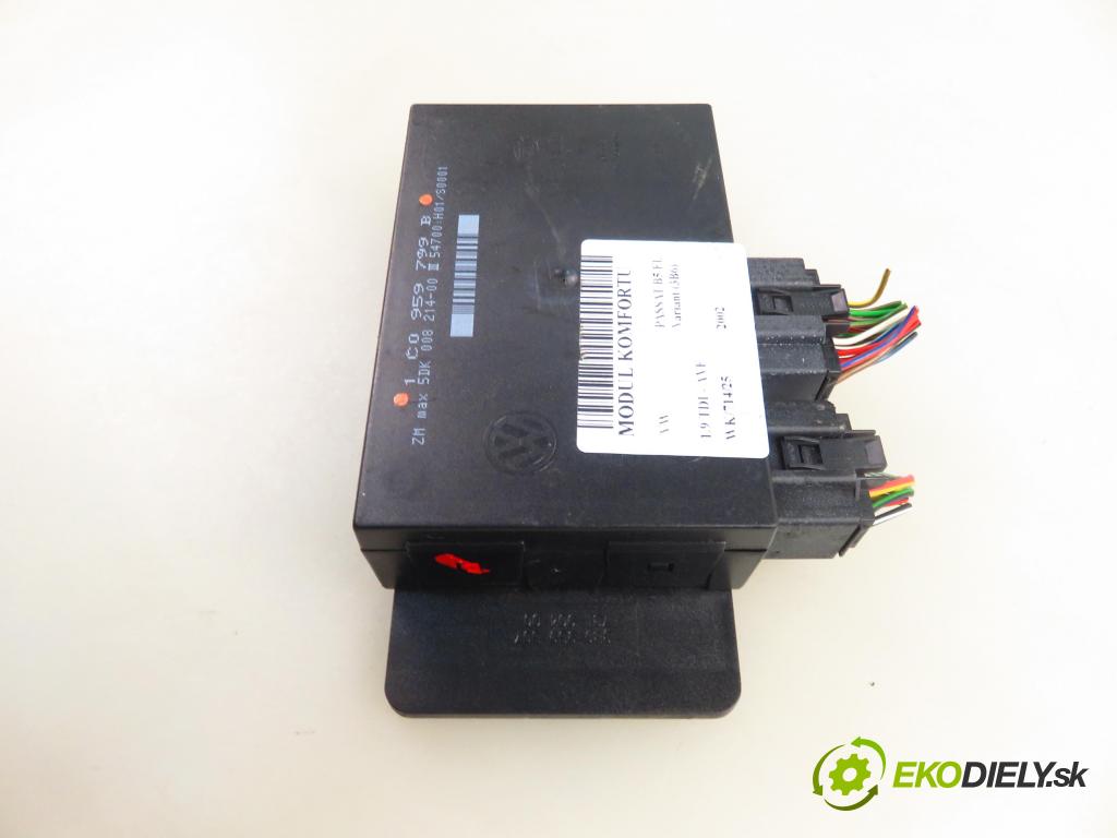 VW PASSAT B5.5 Variant (3B6) KOMBI 2002 96,00 1.9 TDI PD 130 - AVF 1896,00 MODUL komfortu 1C0959799B
