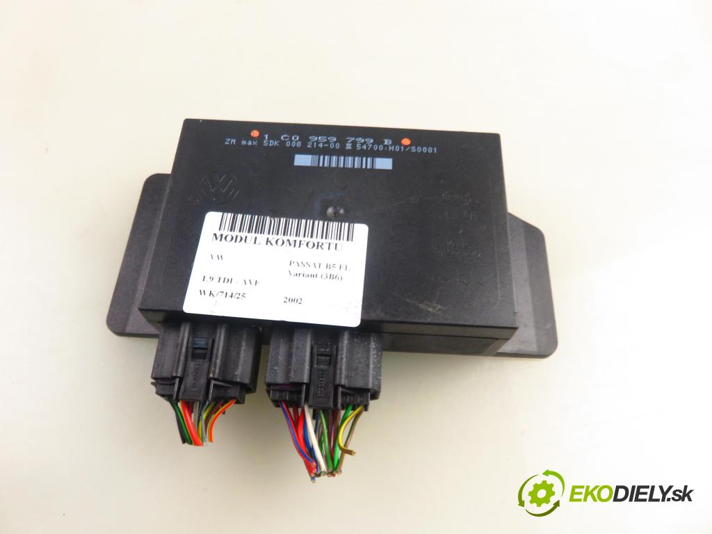 VW PASSAT B5.5 Variant (3B6) KOMBI 2002 96,00 1.9 TDI PD 130 - AVF 1896,00 MODUL komfortu 1C0959799B